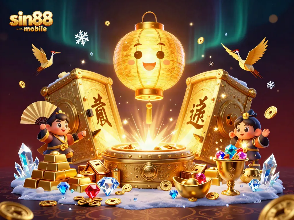 Engage with sin88-mobile and win exciting rewards in this vibrant casino-themed illustration.