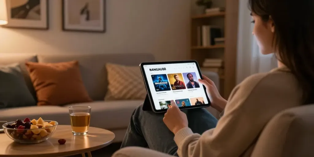 BANGAU88 user-friendly digital entertainment platform experience in a cozy setting.