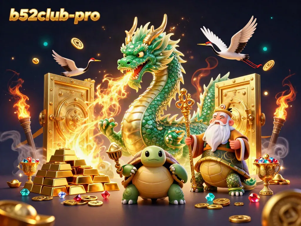 Engage with b52club-pro's dynamic casino adventure featuring mythical elements and treasures.