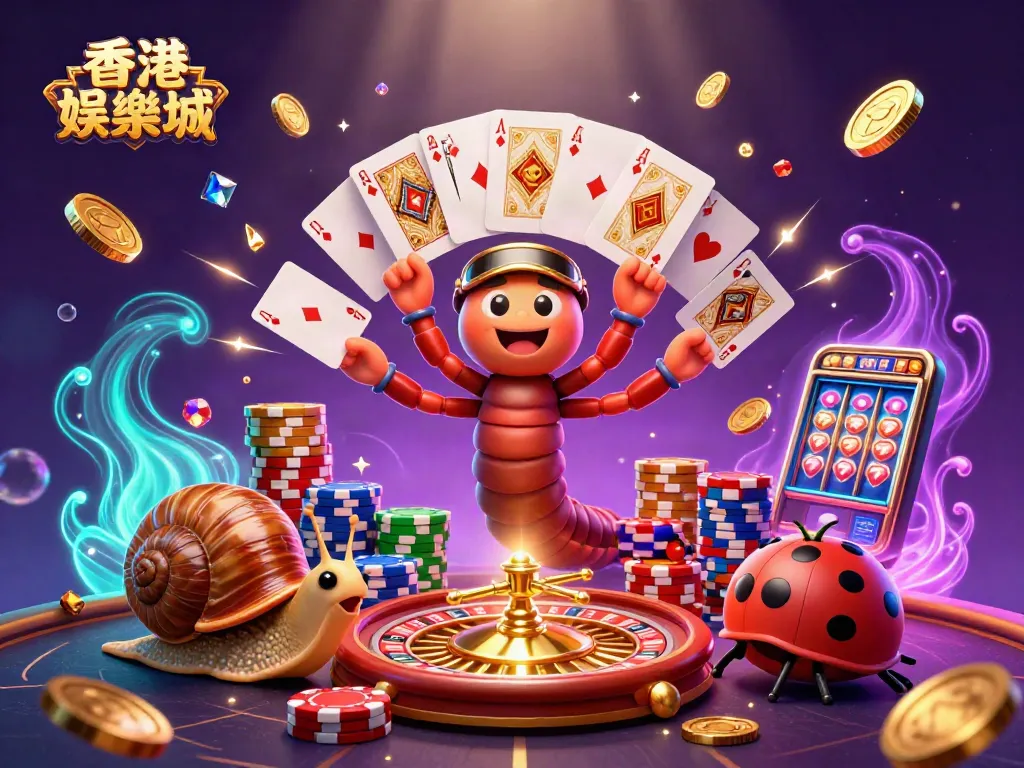 Experience the vibrant action of 香港娛樂城 with dealers and players amidst flying coins and captivating games.
