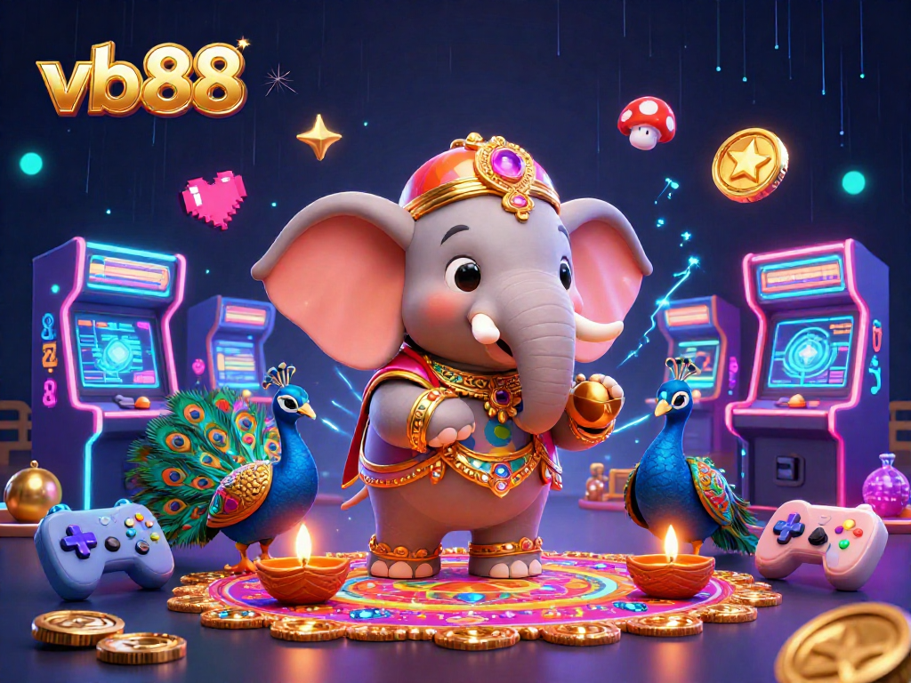 vb88 offers exciting gaming experiences with vibrant characters and rich casino elements